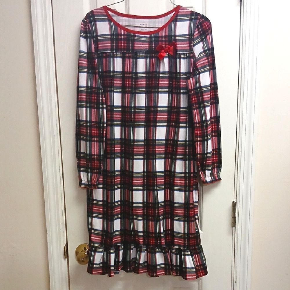 CANDLESTICKS Young Girls Size XL 14-16. Long sleeve, plaid. See description